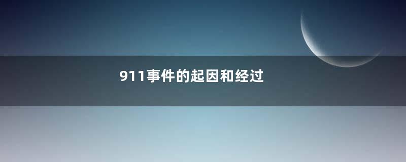 911事件的起因和经过