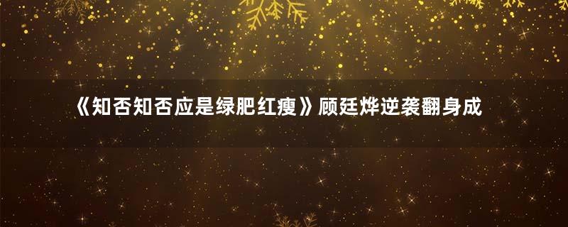 《知否知否应是绿肥红瘦》顾廷烨逆袭翻身成大将军，设局巧娶明兰