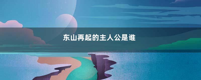 东山再起的主人公是谁