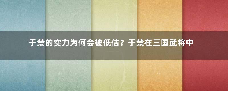 于禁的实力为何会被低估？于禁在三国武将中排名多少？