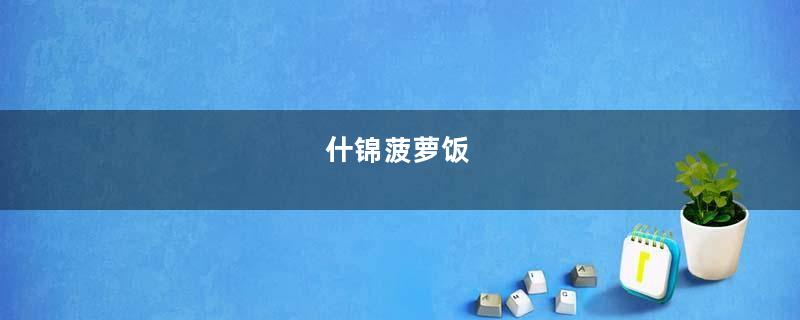 什锦菠萝饭