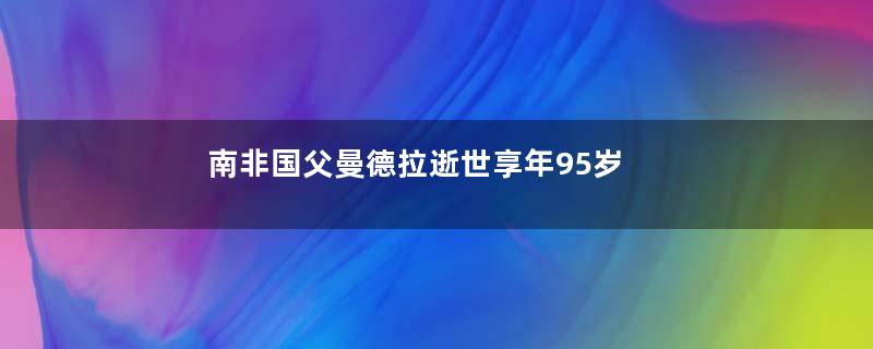 南非国父曼德拉逝世享年95岁