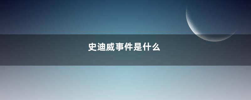 史迪威事件是什么