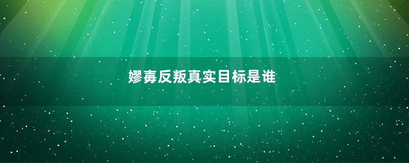 嫪毐反叛真实目标是谁