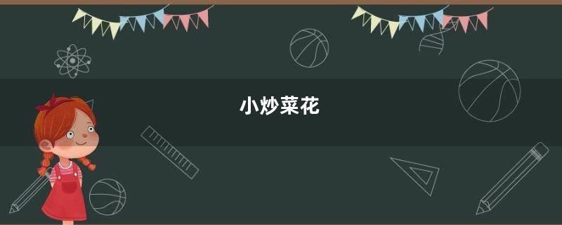小炒菜花