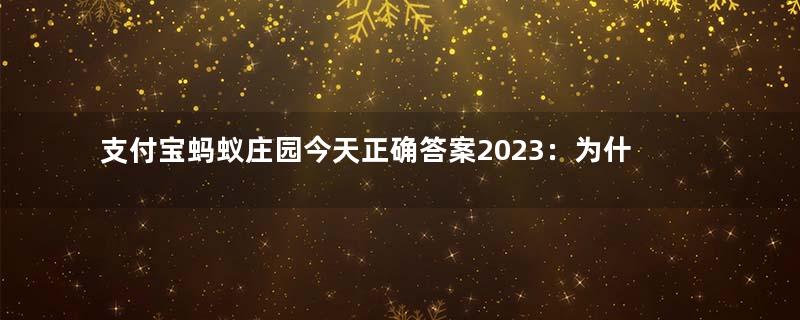 支付宝蚂蚁庄园今天正确答案2023：为什么鸽子走起路来总在点头？