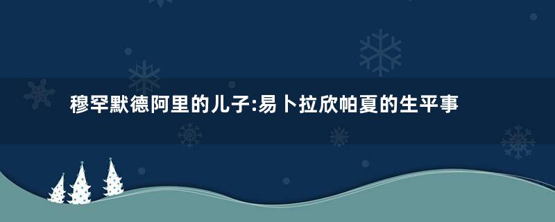 穆罕默德阿里的儿子:易卜拉欣帕夏的生平事迹简介
