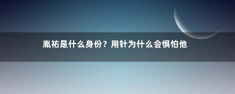 胤祐是什么身份？用针为什么会惧怕他