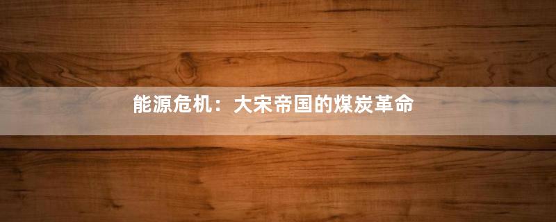 能源危机：大宋帝国的煤炭革命