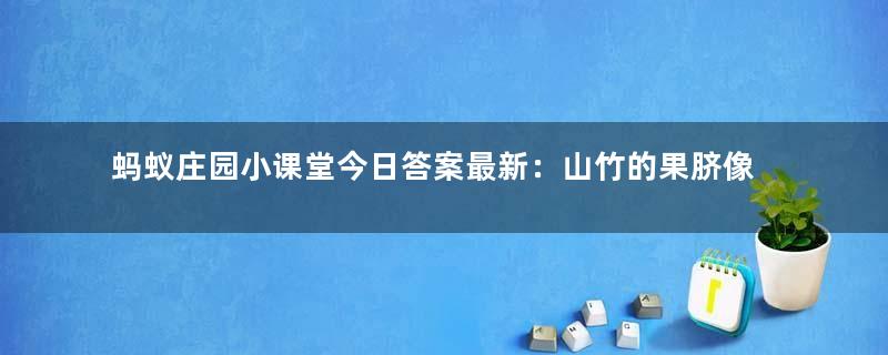 蚂蚁庄园小课堂今日答案最新：山竹的果脐像小花，“花瓣”数量越多，代表果肉？